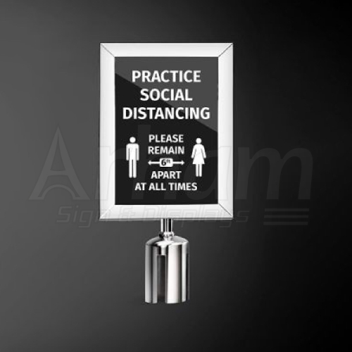 Poster Signage For Q-Manager